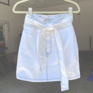 Forever 21 White Jean shirt